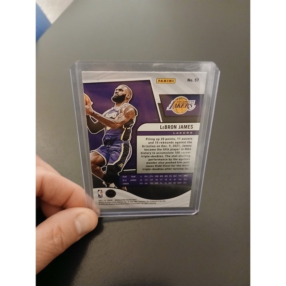 2021-22 Panini‎ Revolution -#57  LeBron James #1038 - Picture 4 of 4